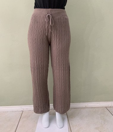 Calça de lã mousse
