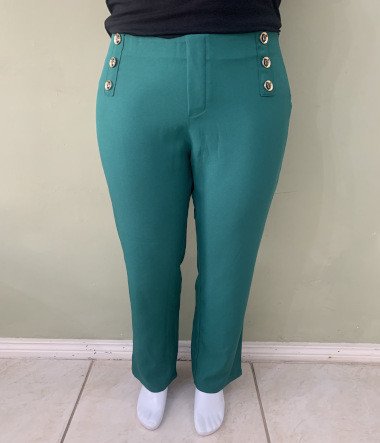 Calça com zíper