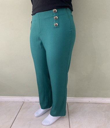 Calça com zíper
