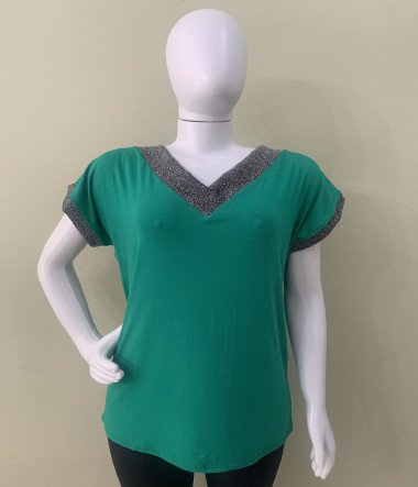 Blusa gola V