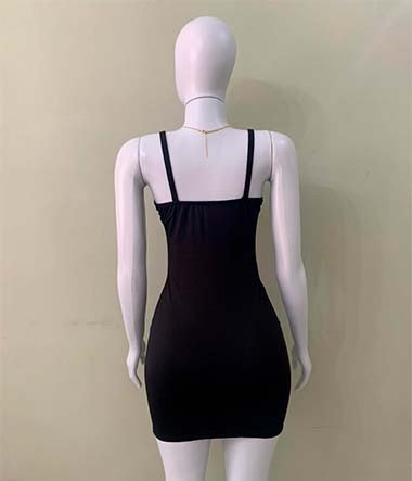 Vestido justo com bojo