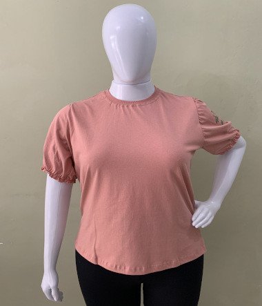 Blusa gola redonda