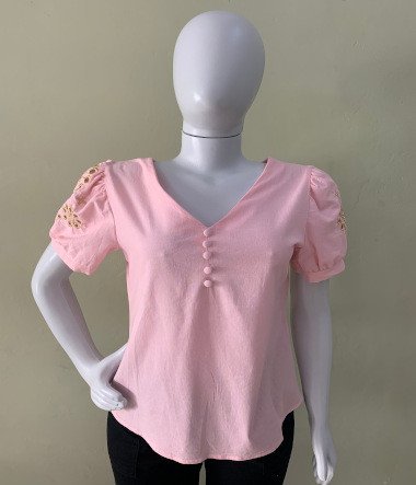 Blusa com botão