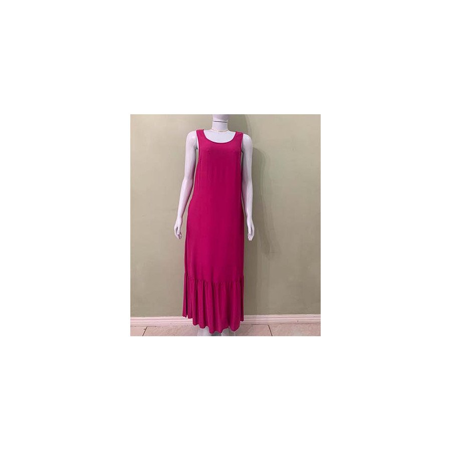 Vestido longo com bolso Vestido longo com bolso