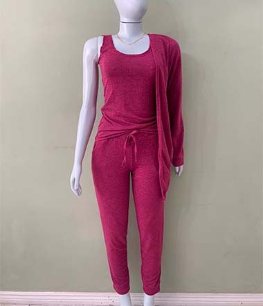 Conjunto regata e cardigan