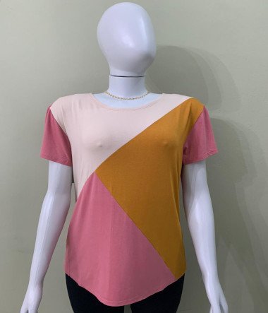 Blusa gola redonda